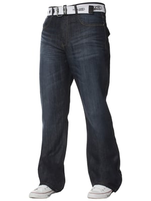 Kruze Heren Bootcut Denim Jeans