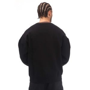 Heren Ambush Varsity Crewneck Sweatshirt in Zwart