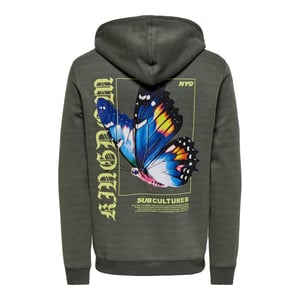 Only & Sons Hoodies Keane Hoodie  Grijs