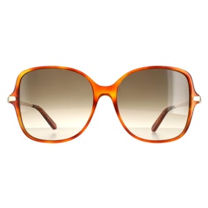 Salvatore Ferragamo zonnebril SF990SR 214 Tortoise grijze gradiënt