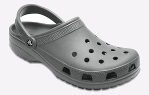 Crocs Classic Croslite Rubber Leisteen Grijze Klompen