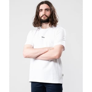 BOSS Orange TChup Heren Crewneck T-shirt met Klein Logo