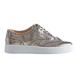 Clarks Hero Brogue Damesschoenen Zilver