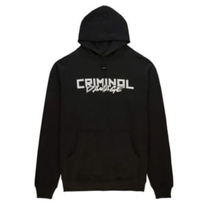 Criminal Damage Lemon Heren Zwart Hoodie