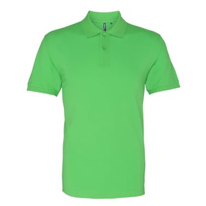 Asquith & Fox Heren Poloshirt met korte mouwen (Kalk)