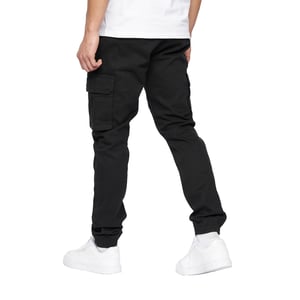 Crosshatch Heren Frentons Cargo Broek (Zwart)