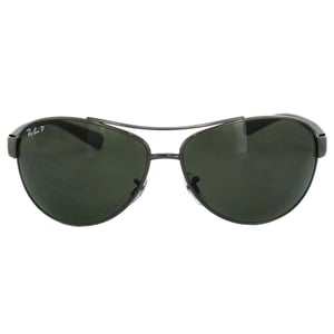 Ray-Ban Zonnebril 3386 Gunmetal Gepolariseerd Groen 004/9A 63mm
