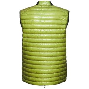Belstaff Airframe neongeel glanzend gilet met donsvulling