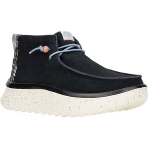 HEYDUDE Wendy Peak Hi Suede Vrouwen Zwart Laarzen