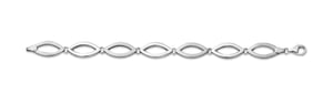 Orphelia Dames 925 Sterling Zilveren Set: Ketting + Armband - Zilver SET-039
