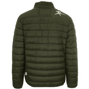 Plein Sport Patch Logo Dun gewatteerd groen jack