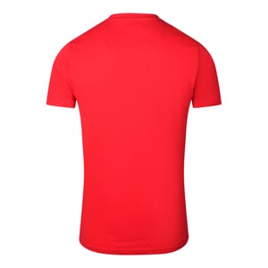 Cavalli Class Gradien Schalen Design Logo Rode T-Shirt