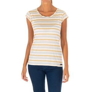 Dames t-shirt met korte mouwen en ronde hals 10DMC0121