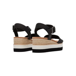 TOMS Diana Leer Damesschoenen Zwart