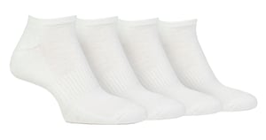 Heren Gevoerde Trainingssokken | Jeep | 4-Pack Ademend Gevoerd Korte Sokken - Wit