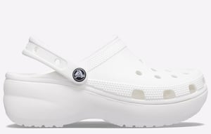 Klassieke plateau muiltjes - Crocs - Wit
