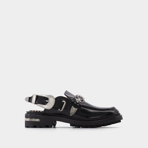 Aj1070 Loafers - Toga Pulla - Polido - Zwart