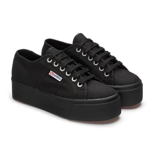 Superga Unisex 2790 Linea Up Down Trainers voor volwassenen (Volledig zwart)