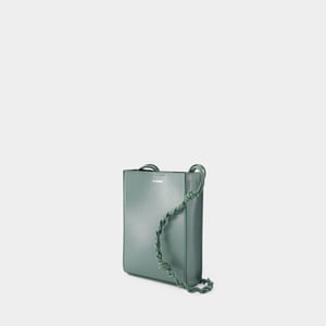 Tangle Sm Schoudertas - Jil Sander - Leer - Groen