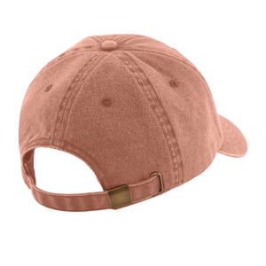 Beechfield Unisex Laag Profiel Vintage Denim-Look Cap (Vintage Oranje)
