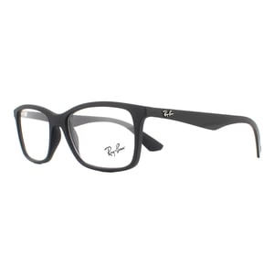 Ray-ban bril rx7047 5196 mat zwarte mannen vrouwen