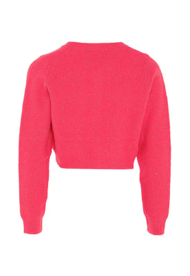 Mymo Vest met fantasiegaren Dames roze