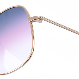 Rechteckige Sonnenbrille