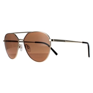 Serengeti Aviator Unisex Glimmend Licht Goud Saturnus Gepolariseerd Odell