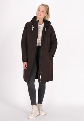 Schmuddelwedda Winter parka Dames donkerbruin