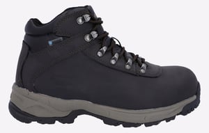Hi-Tec Eurotrek Lite Waterproof Faux Leren Dames Donkerbruine Wandelschoenen