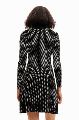 Desigual Dames Zwarte Jurk