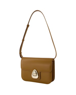 Astra kleine schoudertas - A.P.C - Leer - Bruin
