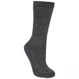 Trespass Herenwandelaar Merino Wollen Wandelschoenen Sokken (1 Paar) (Zwarte mergel)