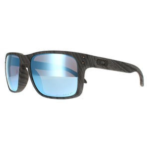 Oakley zonnebril Holbrook OO9102-J9 Woodgrain Prizm diep water gepolariseerd