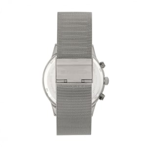 Breed Espinosa chronograaf mesh-armband horloge met datum