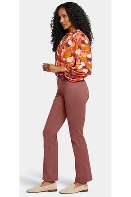 Marilyn Straight Jeans Oranjebruin Gekleurde Denim | Ginger