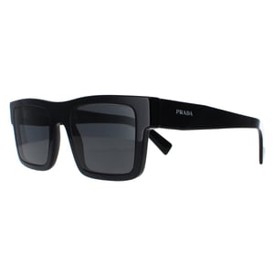 Prada PR19WS 1AB5S0 zwarte donkergrijze zonnebril