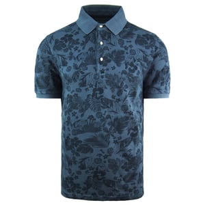 Eden Park Paris Maxiflore Heren Navy Poloshirt