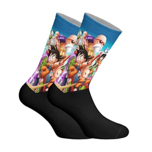 Lange uniseks sokken met elastische print