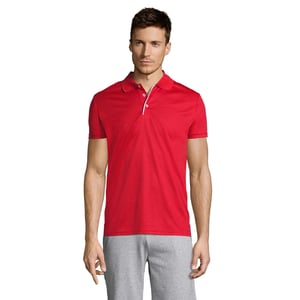 SOLS Heren Performer Sport Poloshirt (Rood)