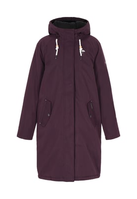Schmuddelwedda Winter parka Dames donker paars