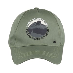Regatta Kinderen/Kids Cuyler III Spirit Of Adventure Baseball Cap (Agave Groen)