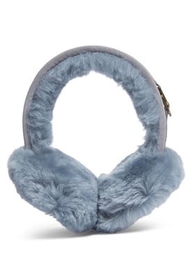Dames Winter Superzachte Fluffy Blauwe Oorwarmers Warme en Gezellige Oorwarmers
