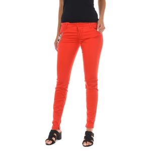 Lange broek met smal gesneden zomen 70DBF0716-R295 vrouw