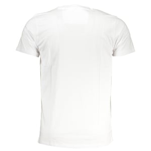 Cavalli Class Dapper Rood Logo Witte T-Shirt