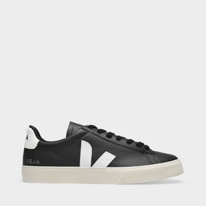Campo sneakers in zwart en wit chroomvrij leer