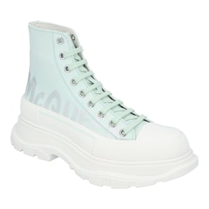 Alexander McQueen Tread Slick Boots 'Lichtgroen Graffiti'