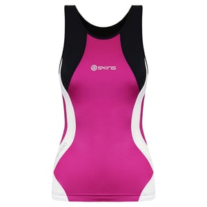 Skins Triathlon Compressie Mouwloos Roze Dames Racer Back Top T49085051