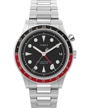 Timex Traditionele Heren Zilveren Horloge TW2W22700