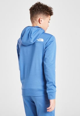 The North Face Amphere Hoodie met 1/4 rits Junior in FDR blauw
